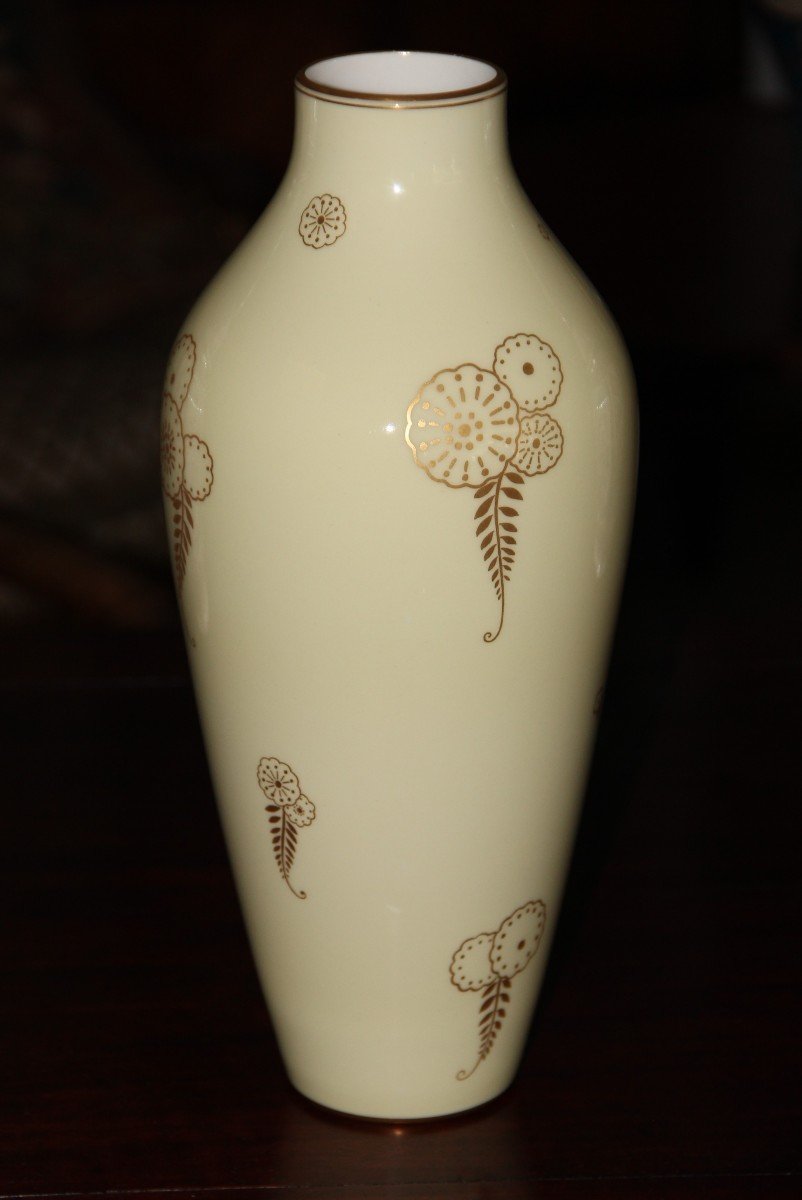 Vase En Porcelaine De Sèvres  1923  d'époque Art-déco-photo-2