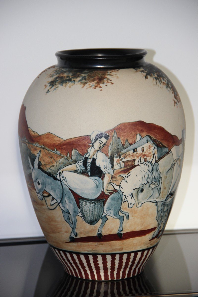 Grand Vase En Grés De Ciboure  Richard Le Corrone -photo-2