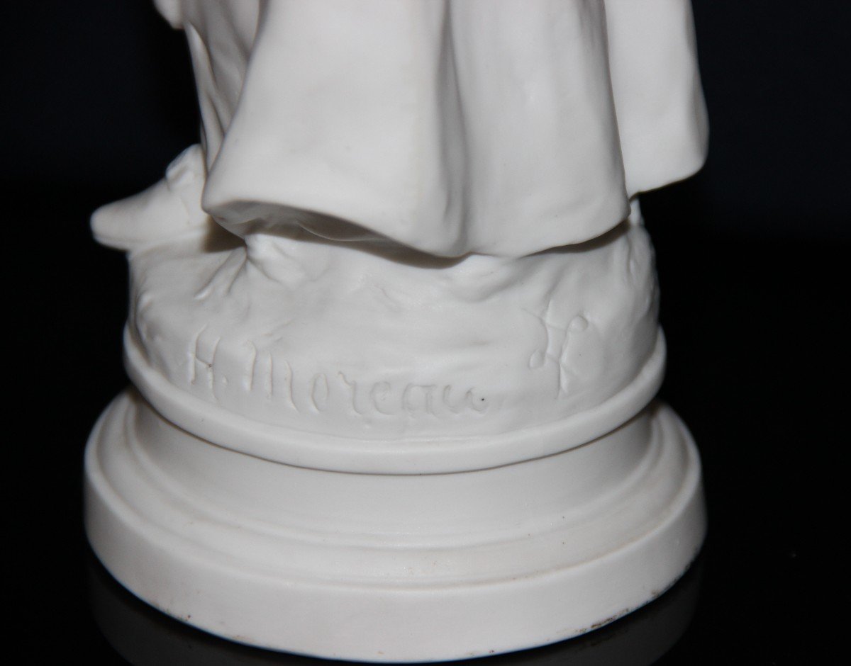 Hippolyte Moreau 1832-1927 Sèvres Porcelain Sculpture-photo-4