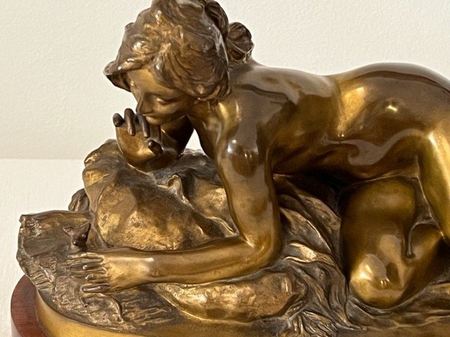 Sculpture En Bronze De Ferdinand Faivre Fondeur Thibault Paris-photo-2