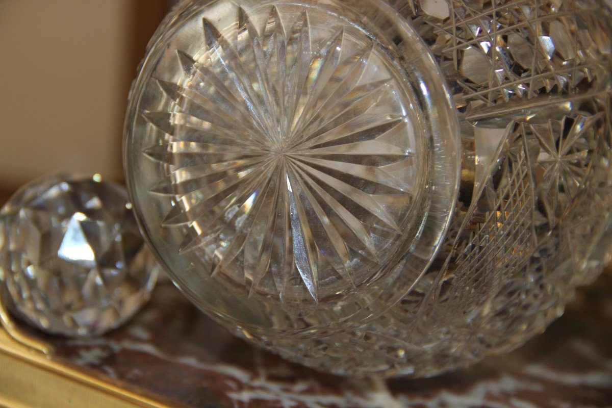 Baccarat Carafe En Cristal Taillé -photo-6
