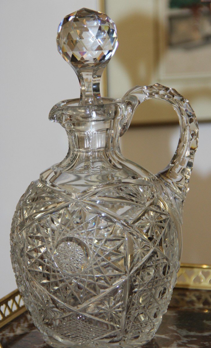 Baccarat Carafe En Cristal Taillé 