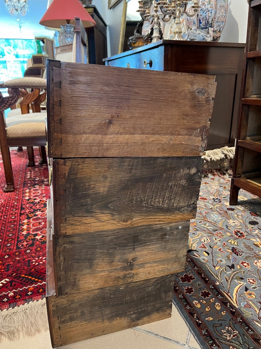 Commode d'époque Louis XVI En Acajou Estampillée Jean Baptiste  Vassou -photo-6