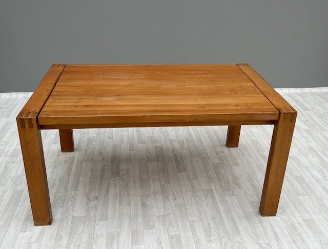 Maison Regain Dining Table In Solid Elm