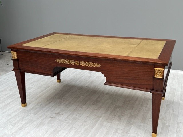 Large Empire Mahogany Desk-photo-2