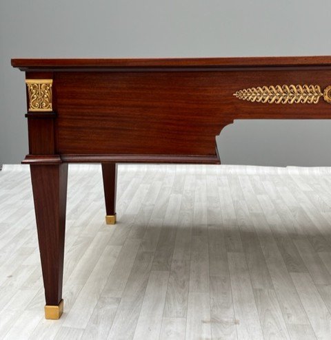 Large Empire Mahogany Desk-photo-7