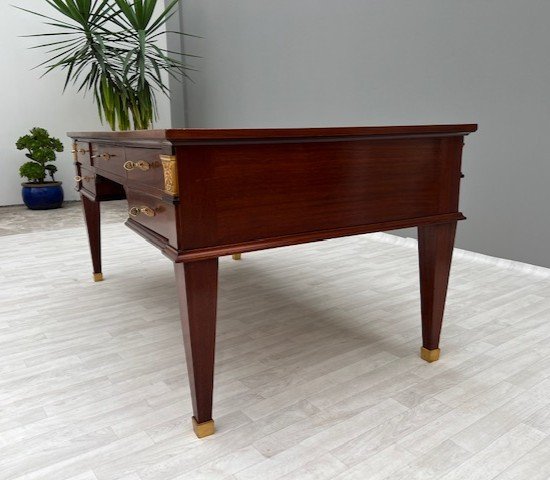 Large Empire Mahogany Desk-photo-8