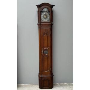 Parquet Clock XVIII In Oak Movement Dated 1779