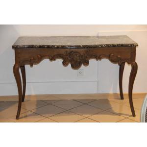  Console de Style Louis XV Sculpté