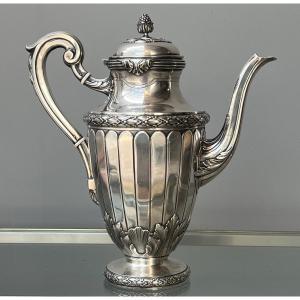 Tetard Frères Jug / Coffee Pot In Sterling Silver