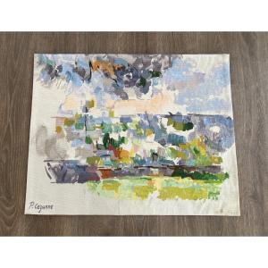 Paul Cézanne  Le Jardin Des Lauves  Tapisserie d'Aubusson 