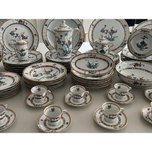 Service Bernardaud à Limoges Modèle Enghien Pour La Maison Christofle 84 Pièces