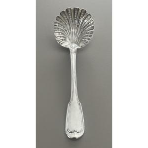 Sterling Silver Sugar Spoon With Minerva Hallmark 