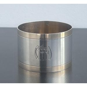 Art Deco Napkin Ring In Sterling Silver Olier & Caron Paris 