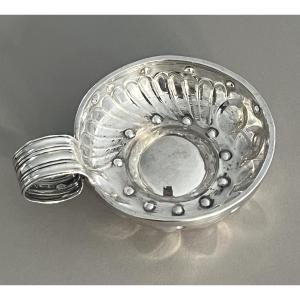 Solid Silver Wine Taster, Hallmarked With The Vieillard Mark (1st Standard Paris 1819-1838)