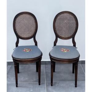 Pair Of Louis XVI-style Chairs