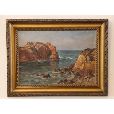 Eysseric Joseph 1860 -1932  Rocher Du Paon île De Bréhat en Bretagne 