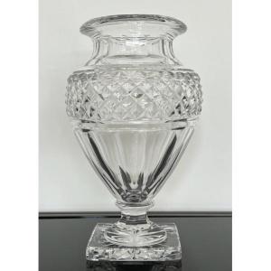 Saint Louis Large Cut Crystal Vase