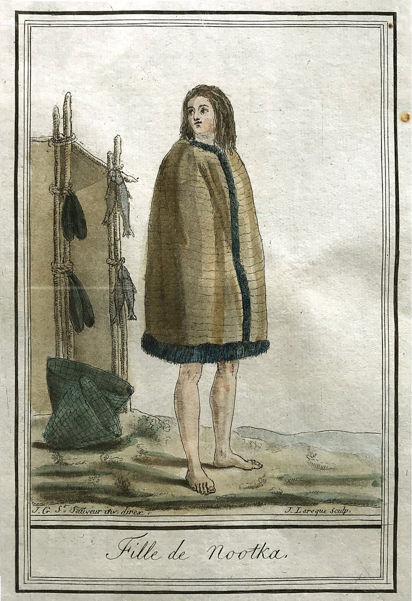Costumes Des Indiens Nuu-chah-nulth, île De Nootka (canada)-photo-3