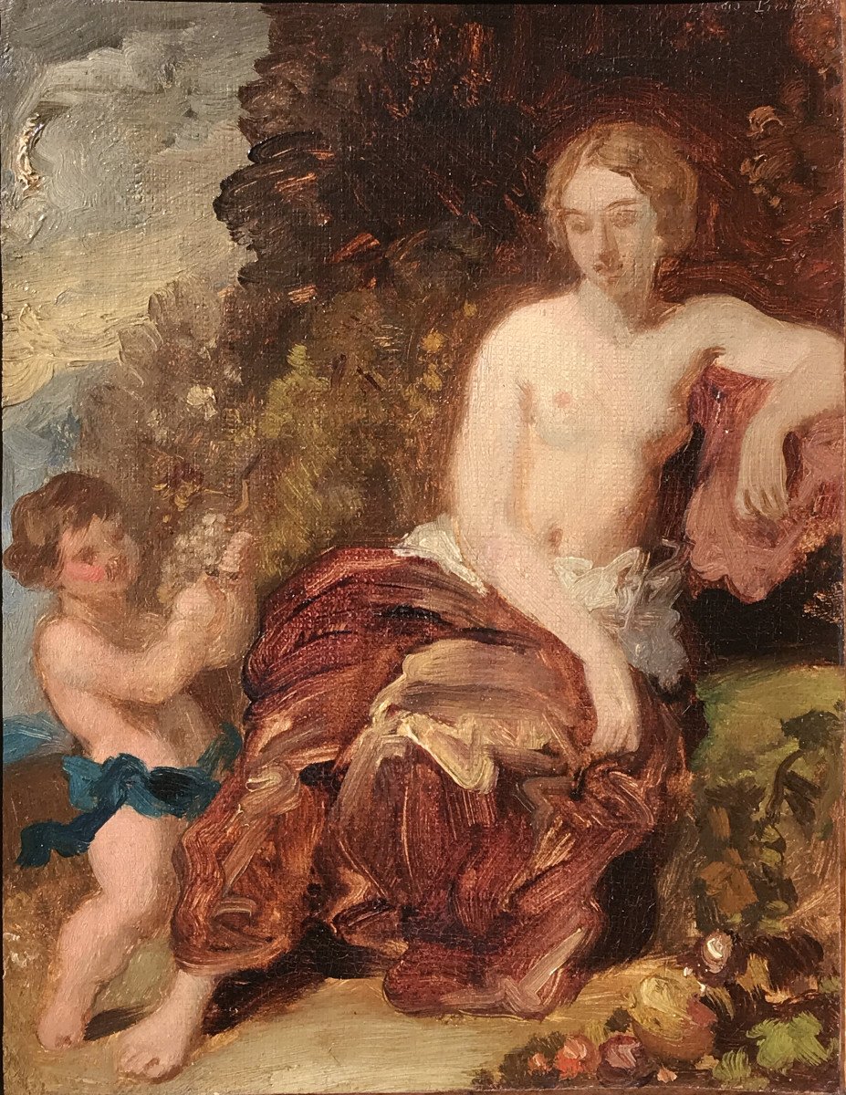 Vénus et l'Amour de Louis Boulanger (1806-1867)-photo-2