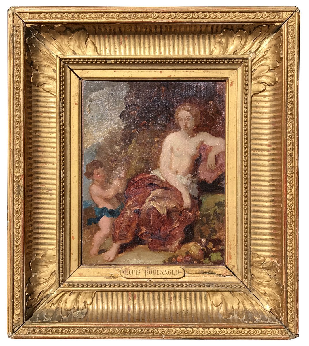 Vénus et l'Amour de Louis Boulanger (1806-1867)