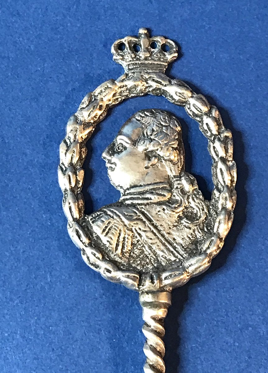 "historismus" Spoons From 4 Of The Provinces Of The Netherlands, Solid Silver, Early 20th -photo-4