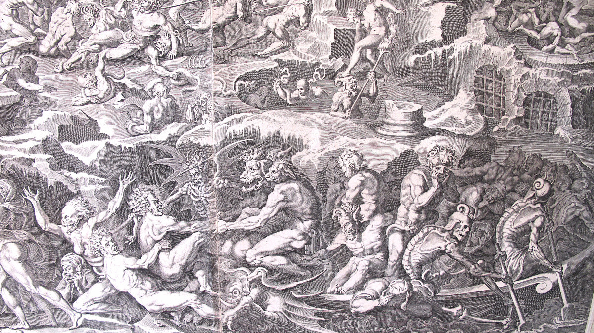 Le Jugement Dernier, Gravure de Peeter de Jode (1570-1634), d’après Jean Cousin le Fils -photo-3