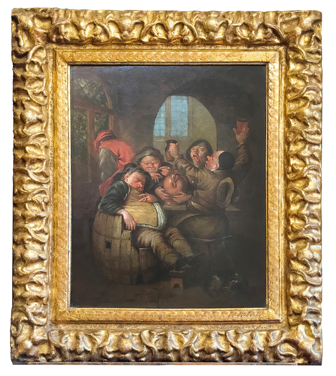 Tavern Scene Attributed To Egbert Van Heemskerck I (1634-1704)