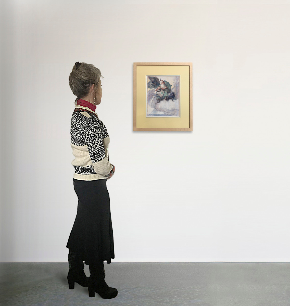 William Laparra (1873-1920), dessin original de 1916 pour l'hebdomadaire Le Rire -photo-1