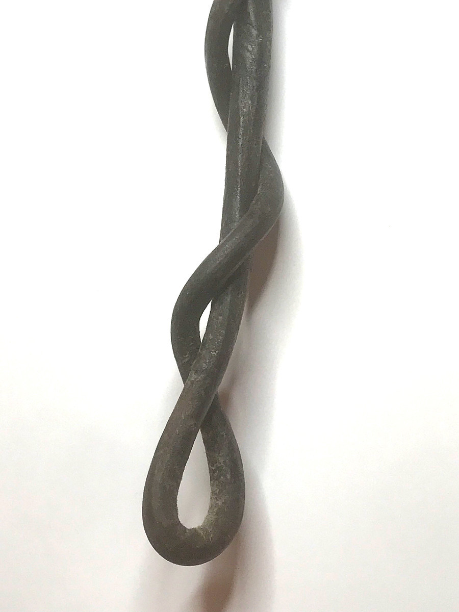 Rare cravache nerf de bœuf à manche en argent niellé, Moyen Orient, Perse, XIXe siècle-photo-4