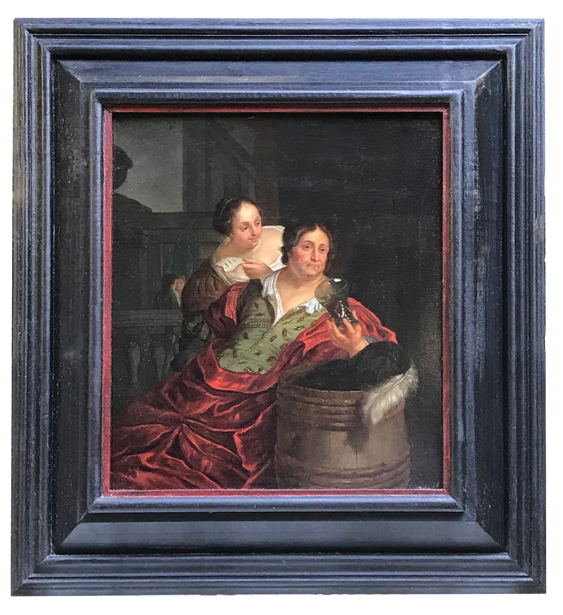 Scène galante,  Ecole Hollandaise, XVIIe s., Willem van Mieris (1662-1747), atelier-photo-2