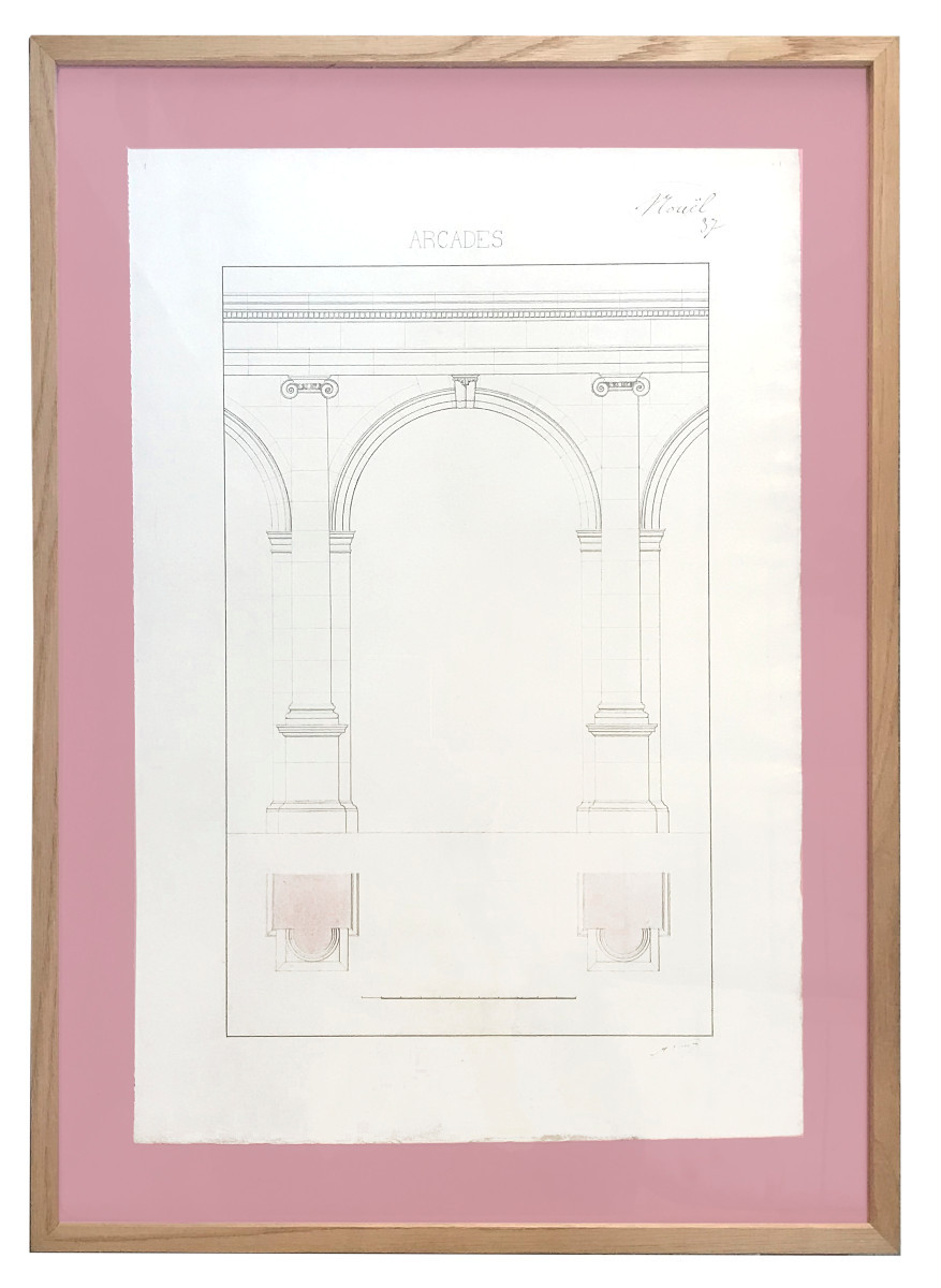 Dessins pour un concours d'architecture par Nouël, 1880-1881-photo-2