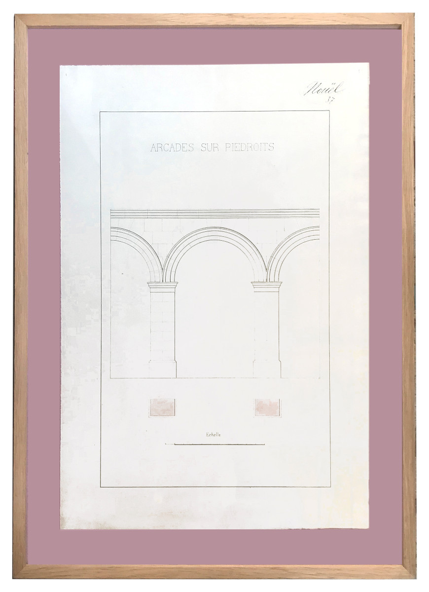 Dessins pour un concours d'architecture par Nouël, 1880-1881-photo-3