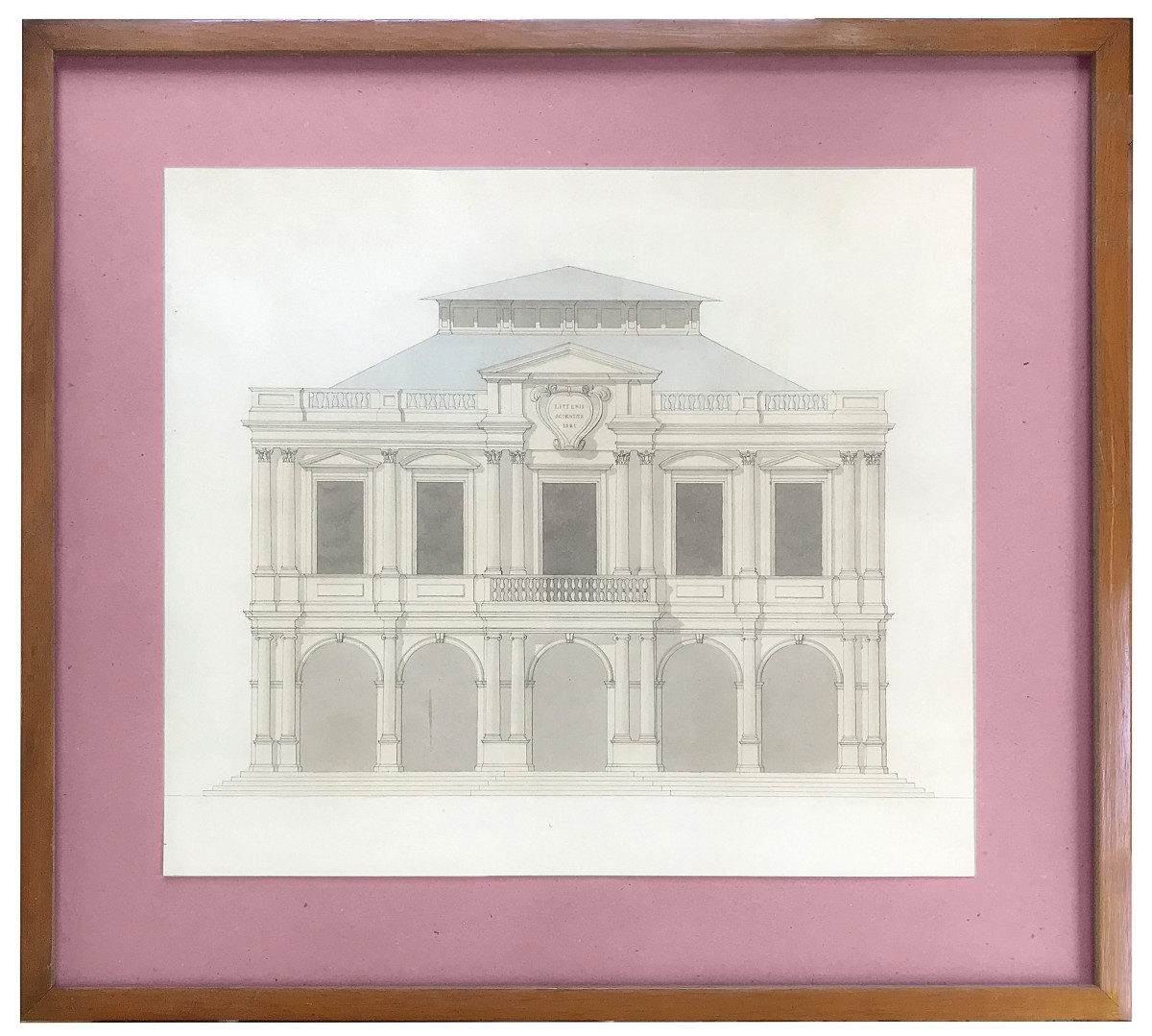 Dessins pour un concours d'architecture par Nouël, 1880-1881-photo-4