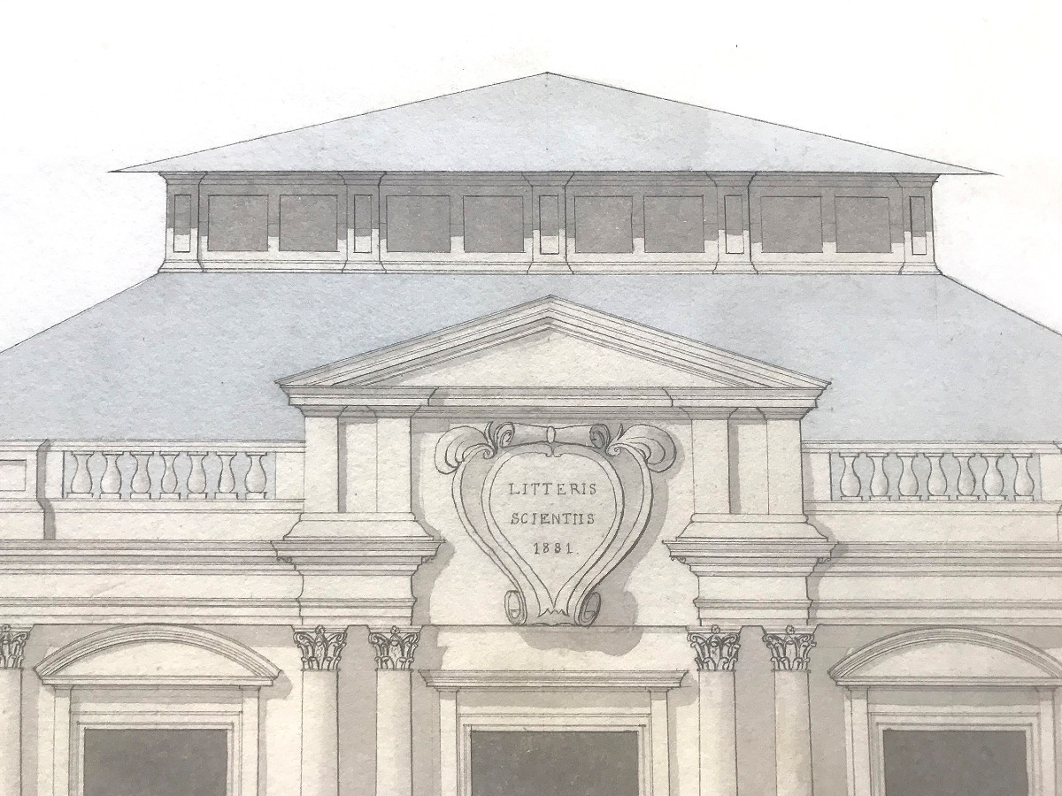 Dessins pour un concours d'architecture par Nouël, 1880-1881-photo-6