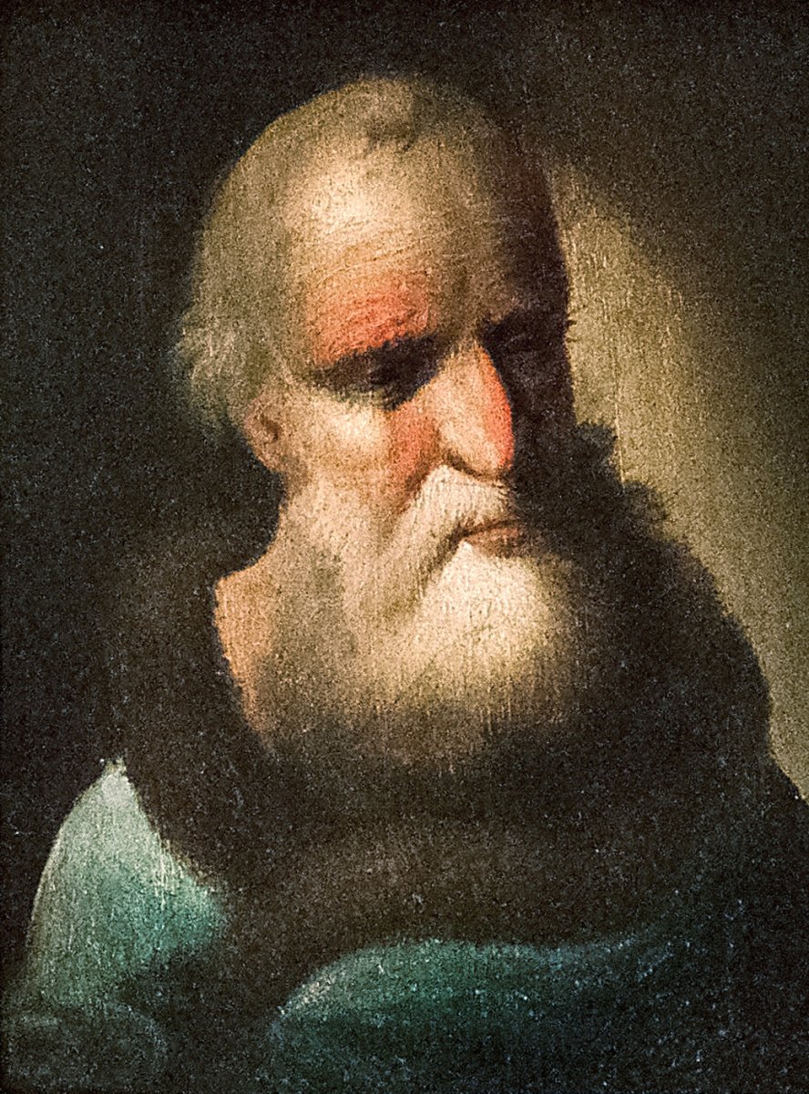Ch.-w. Dietrich (1725-1770), Portrait Of A Man, German School, 18th Century, Oil On Wood-photo-2