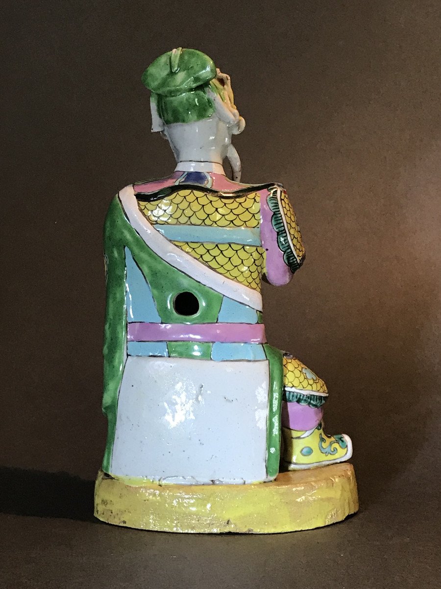 Guardian, China, 18th Century, Polychrome Porcelain-photo-3
