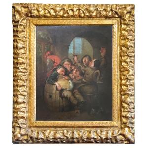 Tavern Scene Attributed To Egbert Van Heemskerck I (1634-1704)