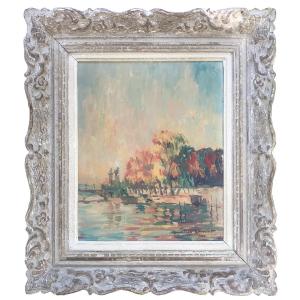 Jean-pierre Laurent, Active In The 20th Century, The Seine And The Pont Alexandre III