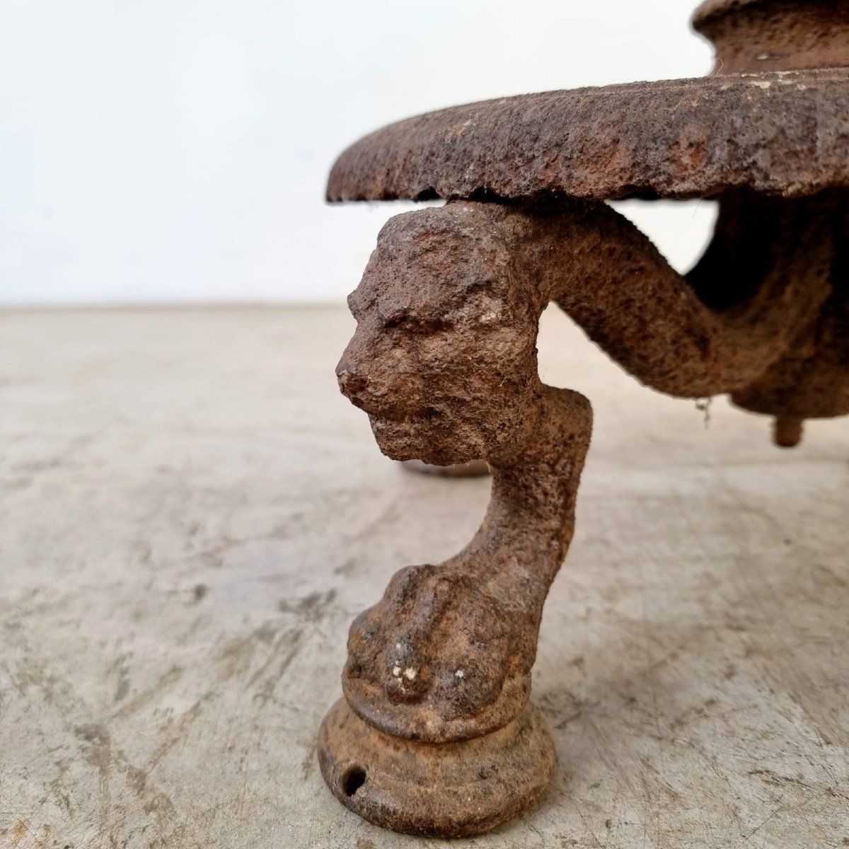 Guéridon fonte début 19éme-photo-2