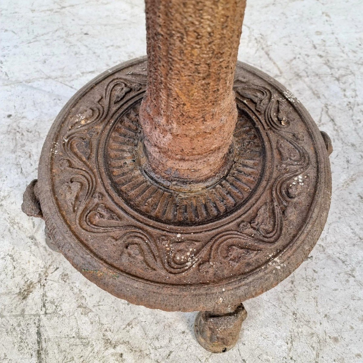 Guéridon fonte début 19éme-photo-4