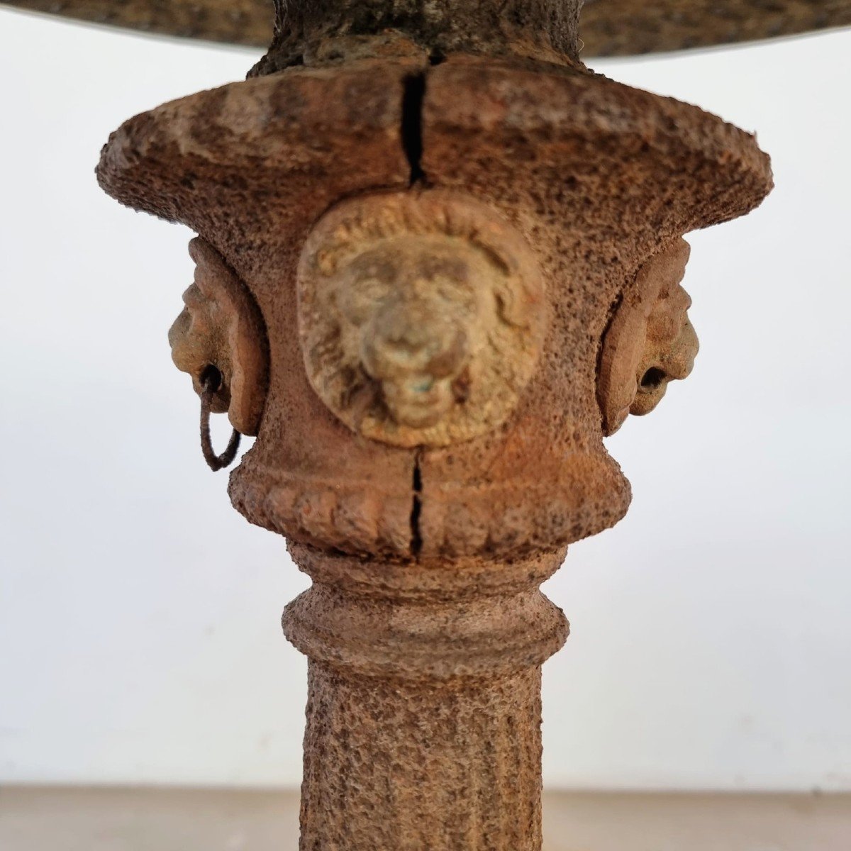 Guéridon fonte début 19éme-photo-2