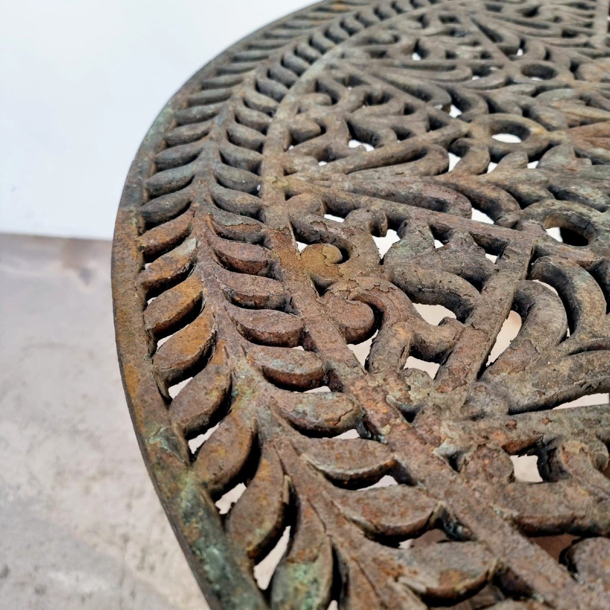 Guéridon fonte début 19éme-photo-4