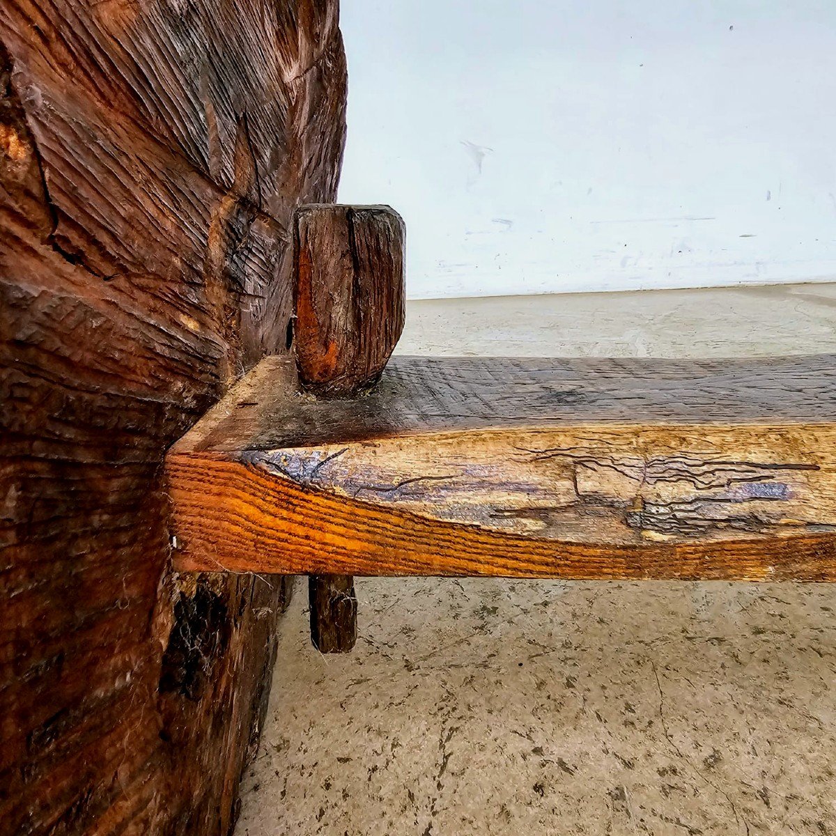 Brutalist Root Oak Table-photo-1