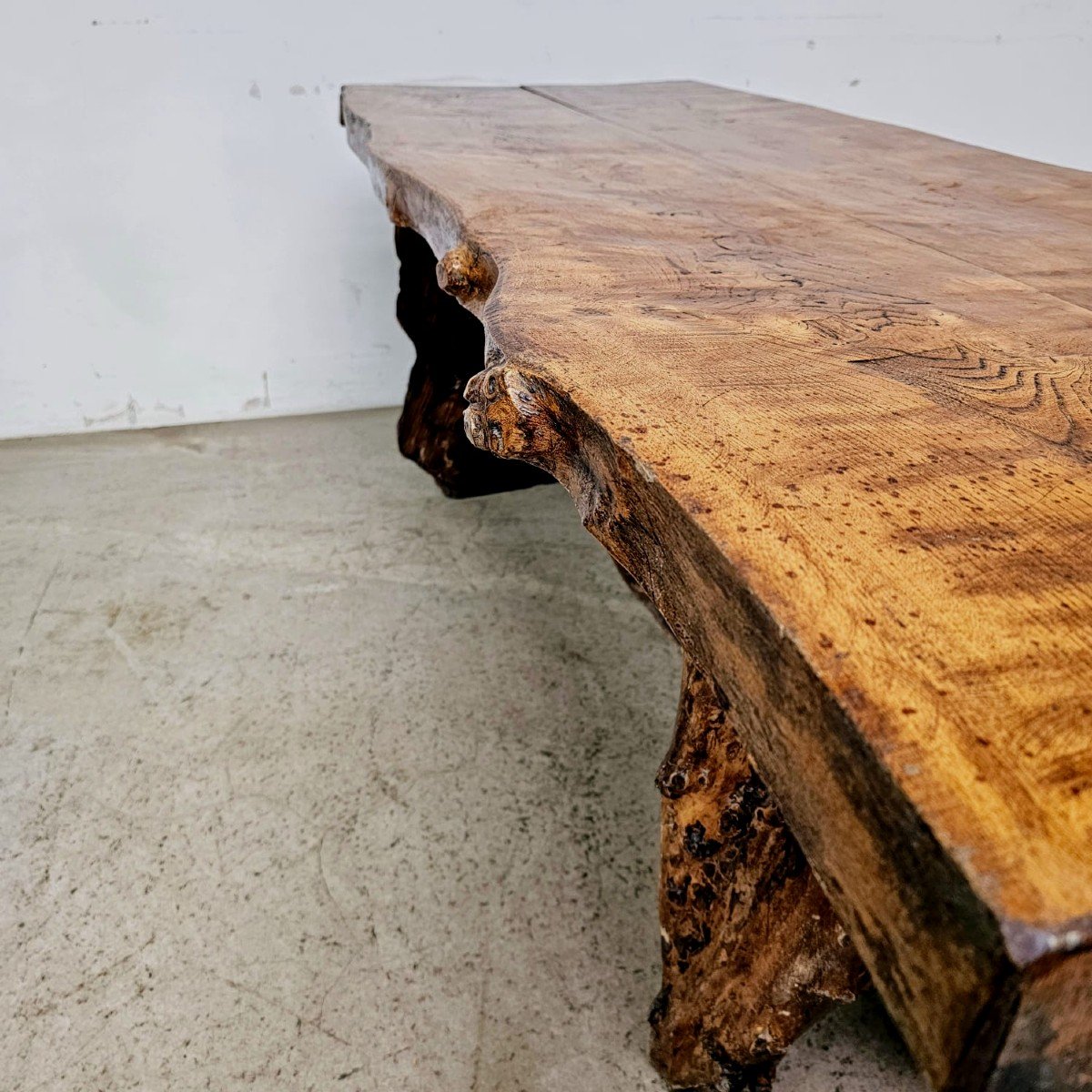 Brutalist Root Oak Table-photo-2