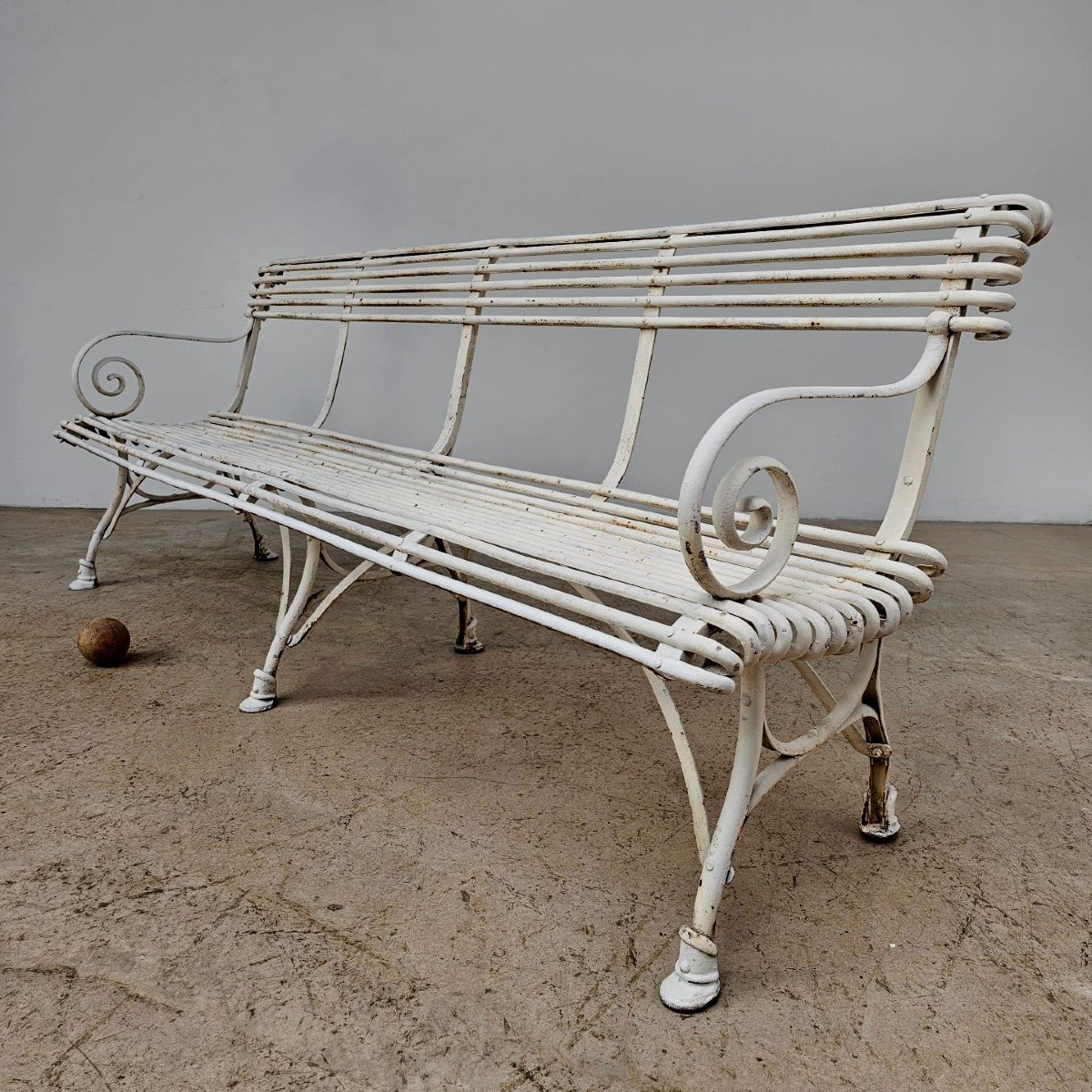 Banc en fer model d Arras 19éme-photo-1