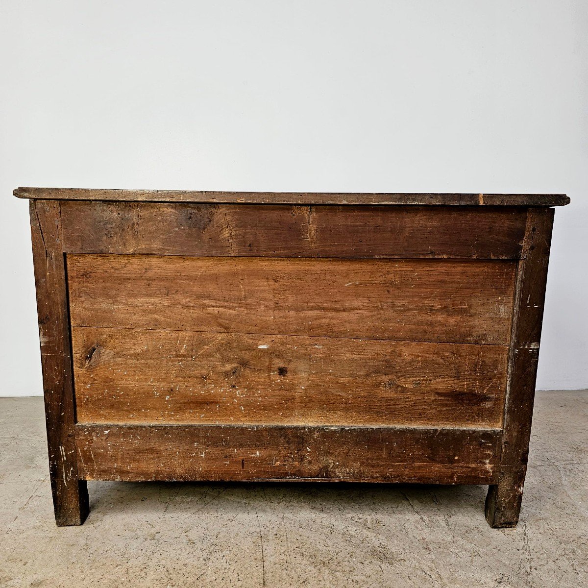 18th Century Walnut Crossbow Chest Of Drawers-photo-5