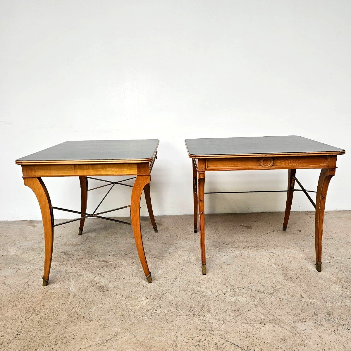 Pair Of 1940 Tables-photo-5