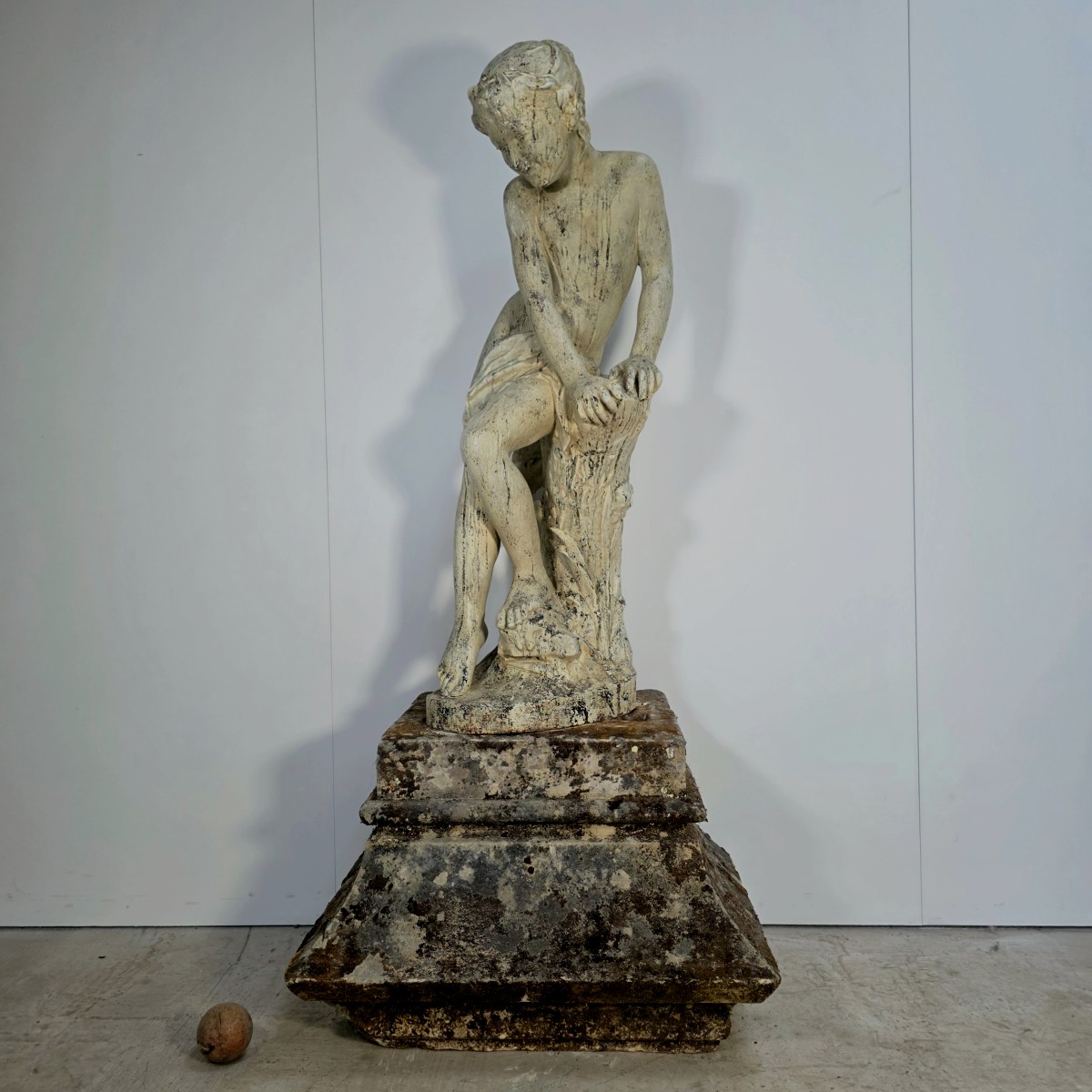 Statue de jardin en fonte d après Etienne Maurice Falconet