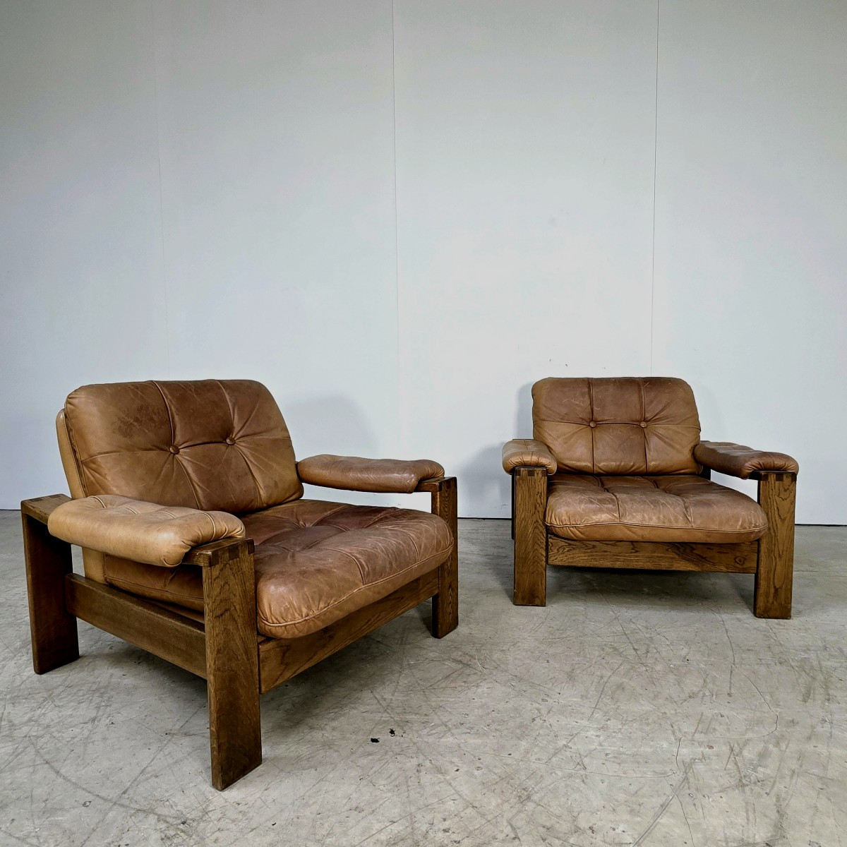 Salon cuir 4 pièces